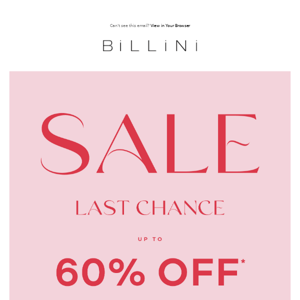 📣Last Chance: Up To 60% OFF!