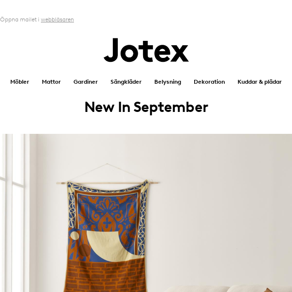New in september - Jotex