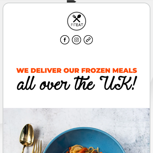 We deliver our frozen meals all over the UK!