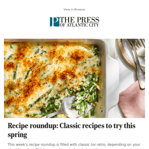Recipe roundup: Classic recipes to try this spring