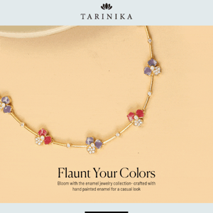 Express your unique style with Enamel Jewellery Collection