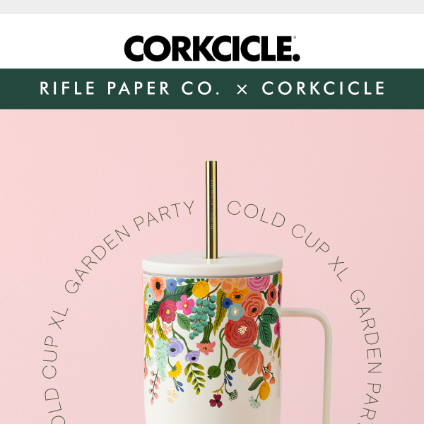 Corkcicle | Cold Cup XL | 30oz | Dopamine Floral