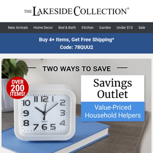 Savings Galore!: Deals Under $10 + Savings Outlet!