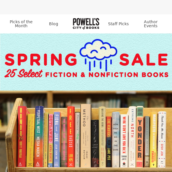 Last weekend to save 20% on these stellar books!