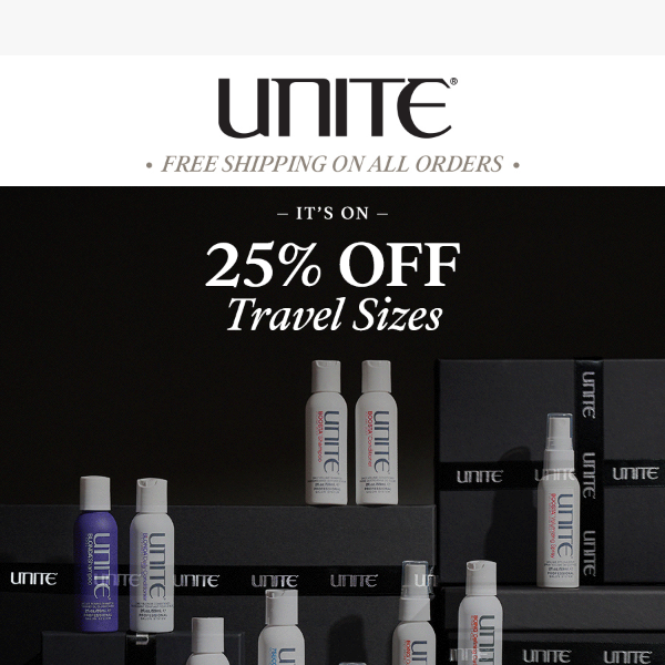 25% Off Travel-Sizes! 🌟