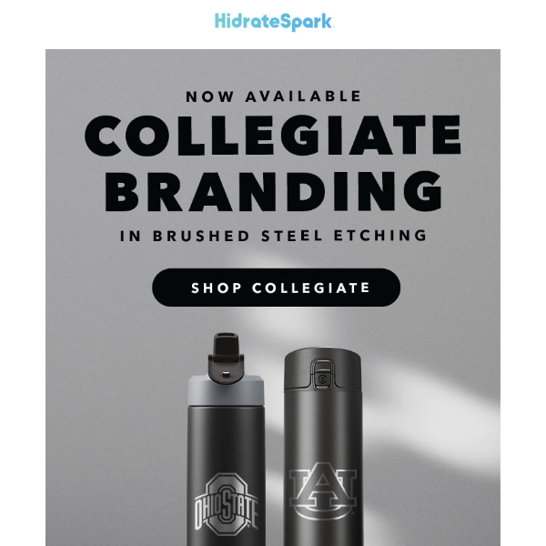 116 college universities put their logos on our smart bottles