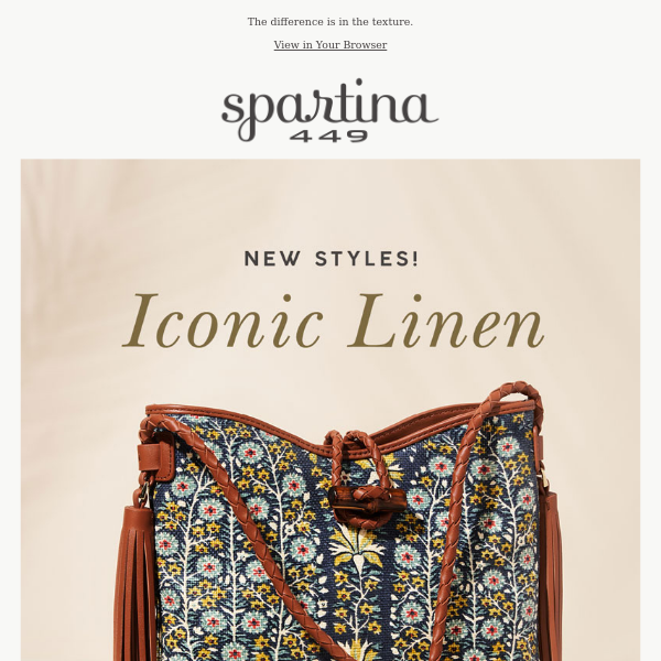 Shop Iconic Linen Handbags — NEW STYLES! Spartina 449