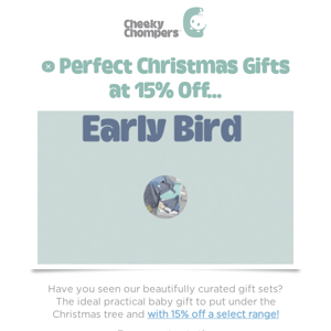 🎁 Early Bird Christmas Offer!