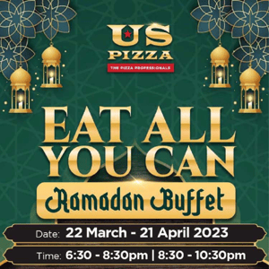 Hi US Pizza Malaysia, celebrate your Ramadan with US Pizza!🍕