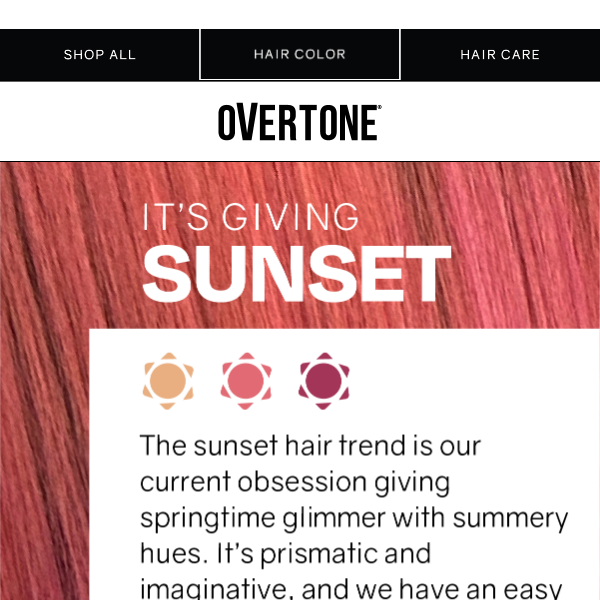 DIY — how to achieve sunset hair 🌅