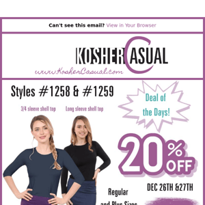 🤩 20% Off Your Two Favorite Layering Tops!  Plus Sizes Too!
