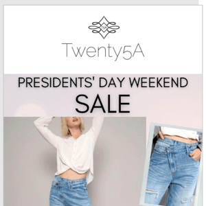Presidents' Day Weekend Sale✨ 20% Off Store Wide/Site Wide
