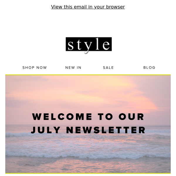 Welcome to Our July Newsletter! 🍉