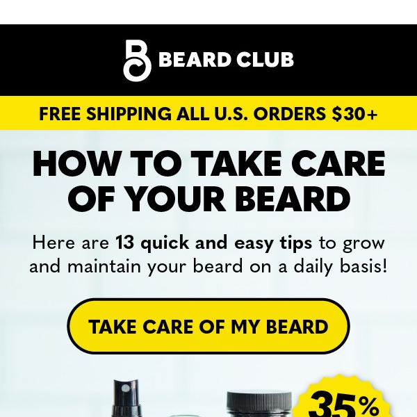 How to take care of your beard