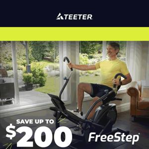 FLASH SALE: Up to $200 off FreeStep