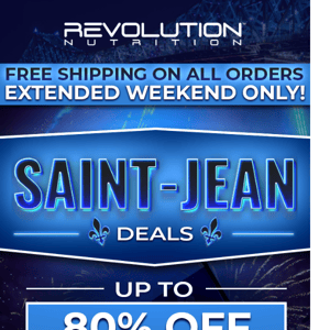 Saint-Jean Deals! 55% Off Bulk Protein!