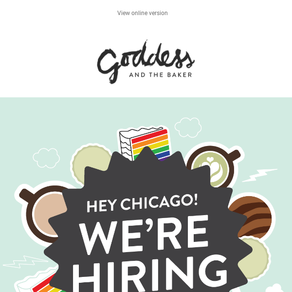 Goddess and the Baker is Hiring!