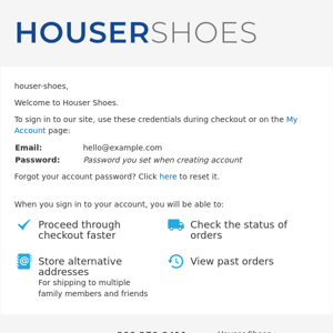 Welcome to Houser Shoes