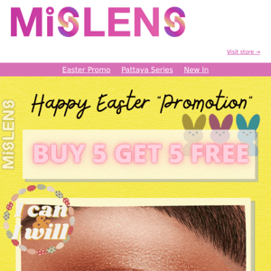 Happy Easter Promo🐇 Give your eyes a treat this Easter! BUY Natural Color contacts