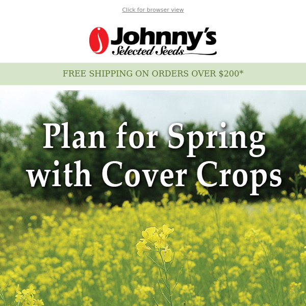 Johnny's Selected Seeds Coupon Codes → 25 off (5 Active) May 2022