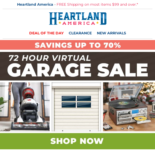 ⚫ 72 Hour Virtual Garage SALE