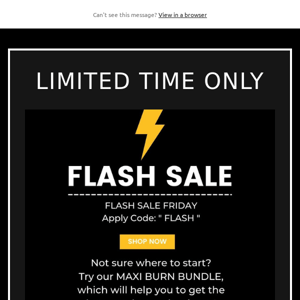 Flash Sale Friday!! 30% OFF