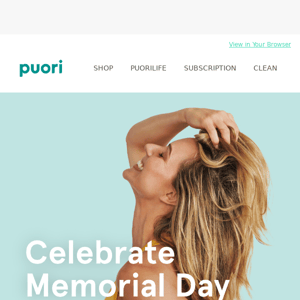 Puori - Take 20% Off: Feel Your Best All Summer 🇺🇸