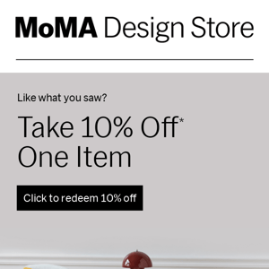 Take 10% Off One Item, On Us