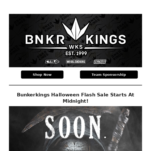 🎃 Bunkerkings Halloween Sale Starts At Midnight!