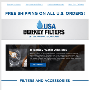 Revitalize Your Hydration Game With Berkey Filters' Alkaline Boost!