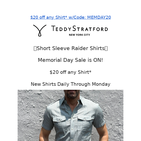💥 Short Sleeve Raider Shirts💥 Memorial Day Sale is ON!