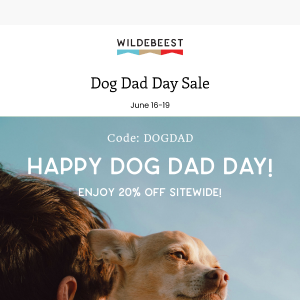Unleash the Savings: Dad Dog Day Sale 🦴