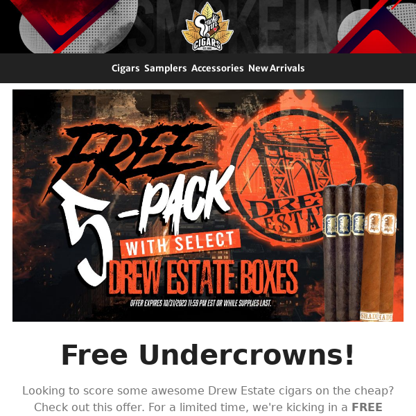 Grab Your Free Undercrowns with Undercrown Box Purchases at SmokeInn 🎁