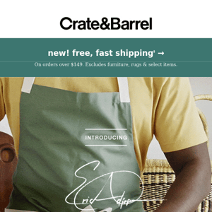 INTRODUCING | Chef Eric Adjepong for Crate & Barrel