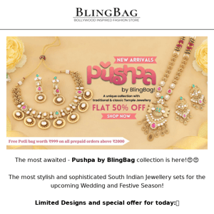 Bling Bag, Pushpa by BlingBag!