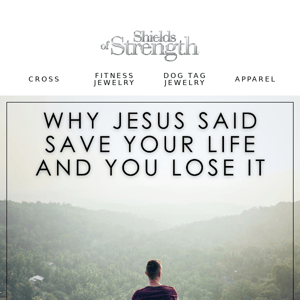 Why Jesus said save your life and you lose it