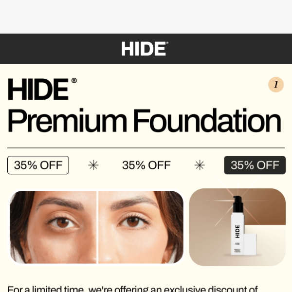 ✨ 35% Off✨ Premium Foundation