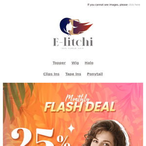Don't Miss Out! 25% Off Flash Deal
