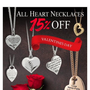 15% OFF Heaert Jewelry - Valentine's Day Gifts ❤️