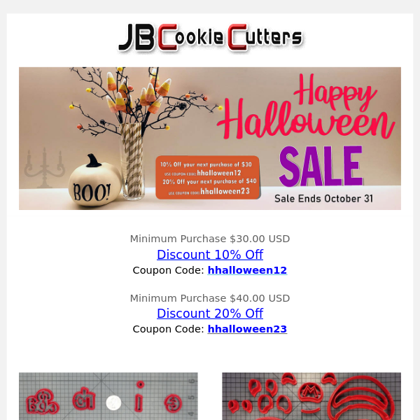 20% Halloween Savings!🧟‍♂️