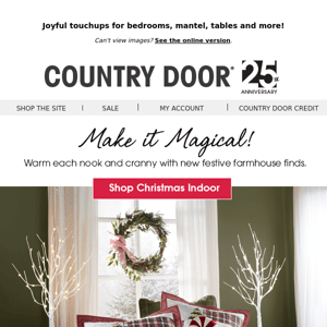 What Could Be Cozier Than a Country-Inspired Christmas?