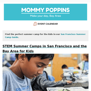 STEM Summer Camps in San Francisco and the Bay Area for Kids