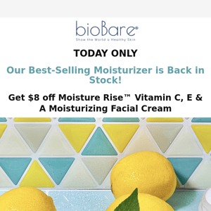 ANNOUNCEMENT: Our Best-Selling Moisturizer is Back in Stock! 🙌