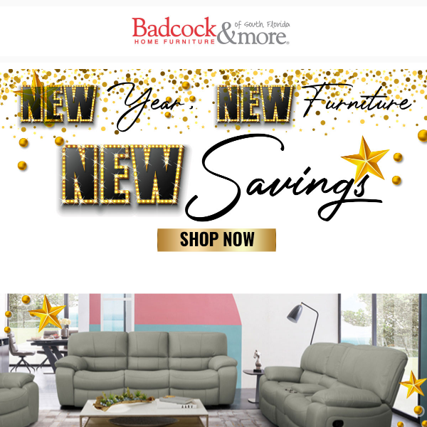 New Year, New Furniture, NEW SAVINGS!