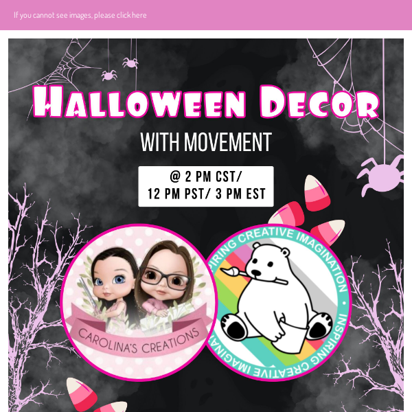 Today's LIVE: Moving Halloween Decor