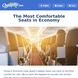 Airlines with the Most Comfy Seats in Economy