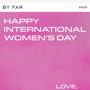 Happy International Women's Day 💞