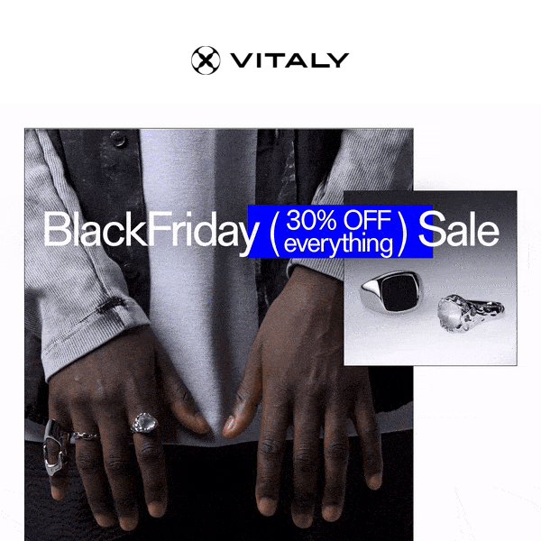 Be Hands-On This Black Friday — 30% Off Rings