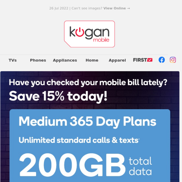 Frenzy Offer: $150 for 200GB & Save 15% On Your Phone Plan Today!⬥