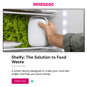This innovative solution to food waste helps food last longer and saves you money